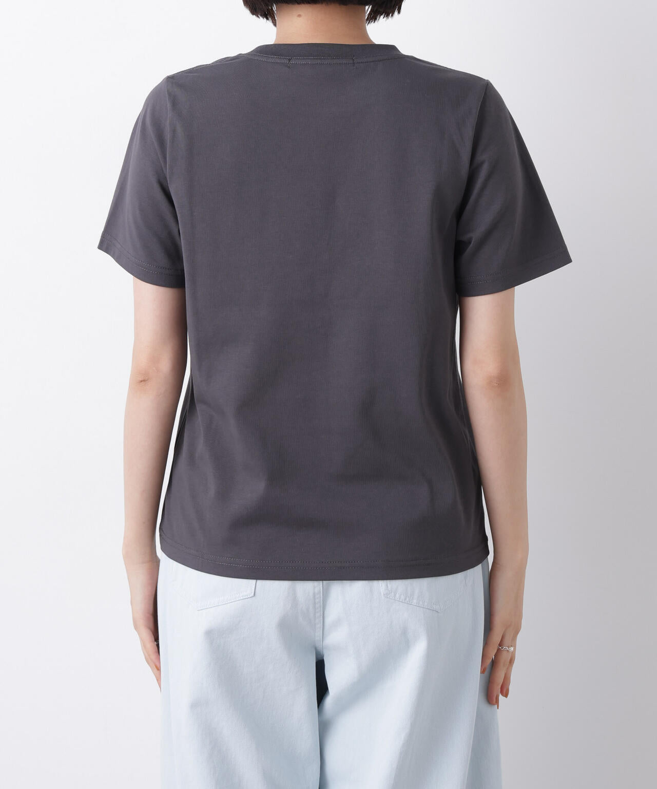 接触冷感&紫外線防止機能 ロゴプリントTシャツ 6736124302