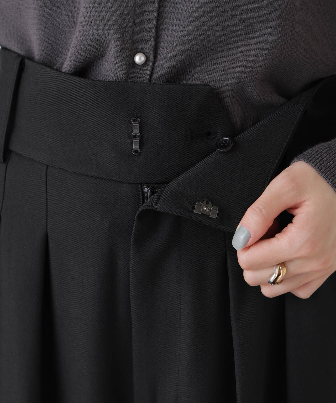 ハイウエストツータックワイドパンツ 6736127303