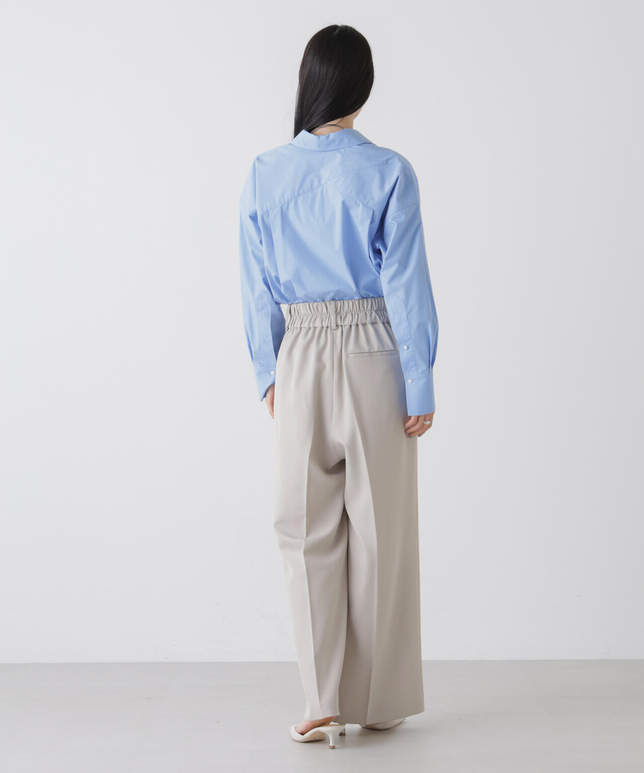 ハイウエストツータックワイドパンツ 6736127303