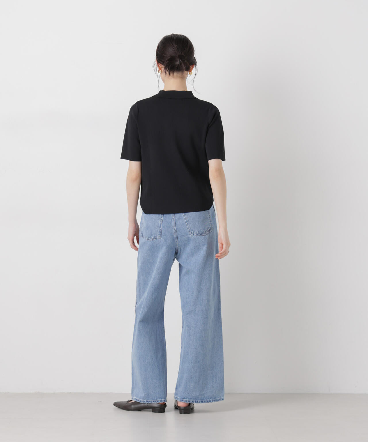 ワイドバギーデニムパンツ 6736127305