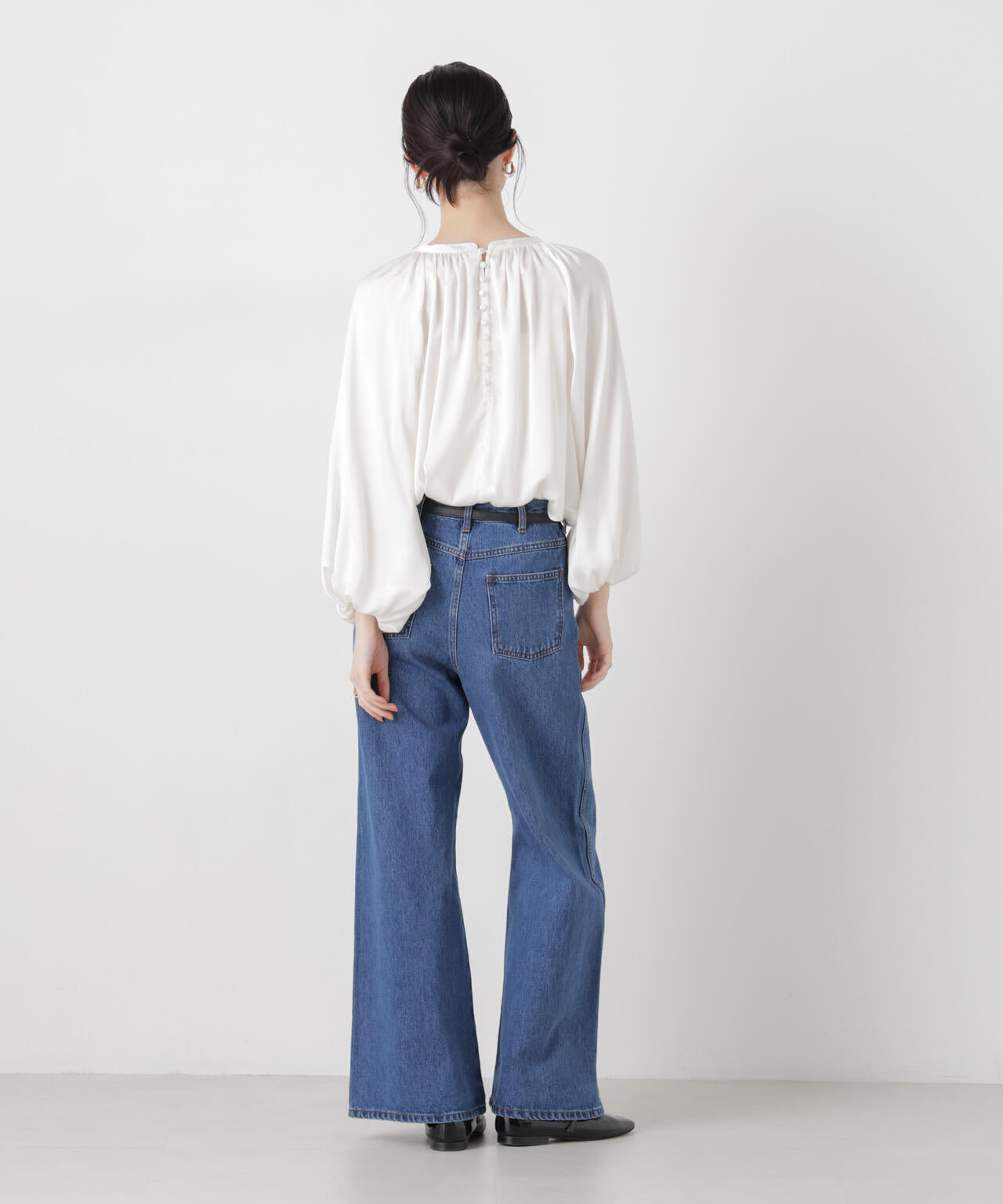 ワイドバギーデニムパンツ 6736127305