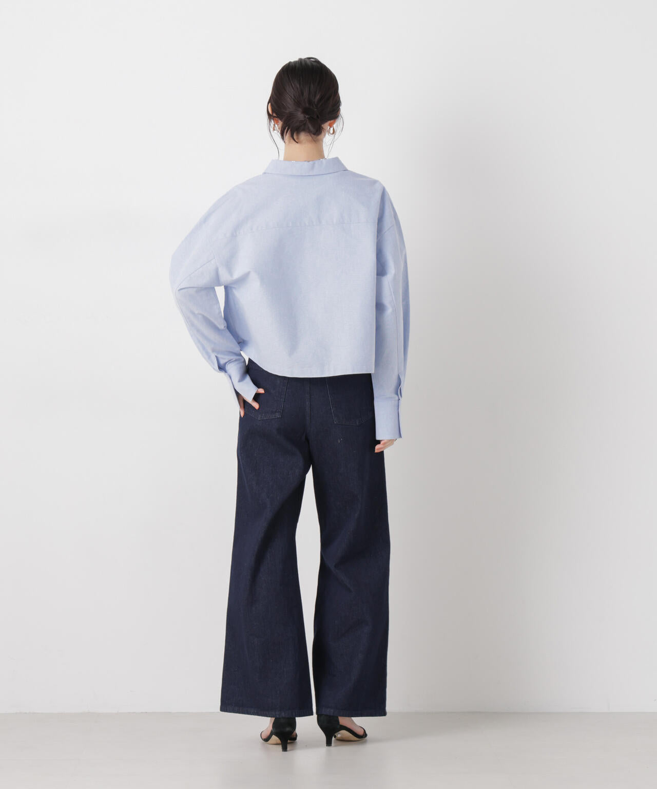 ワイドバギーデニムパンツ 6736127305