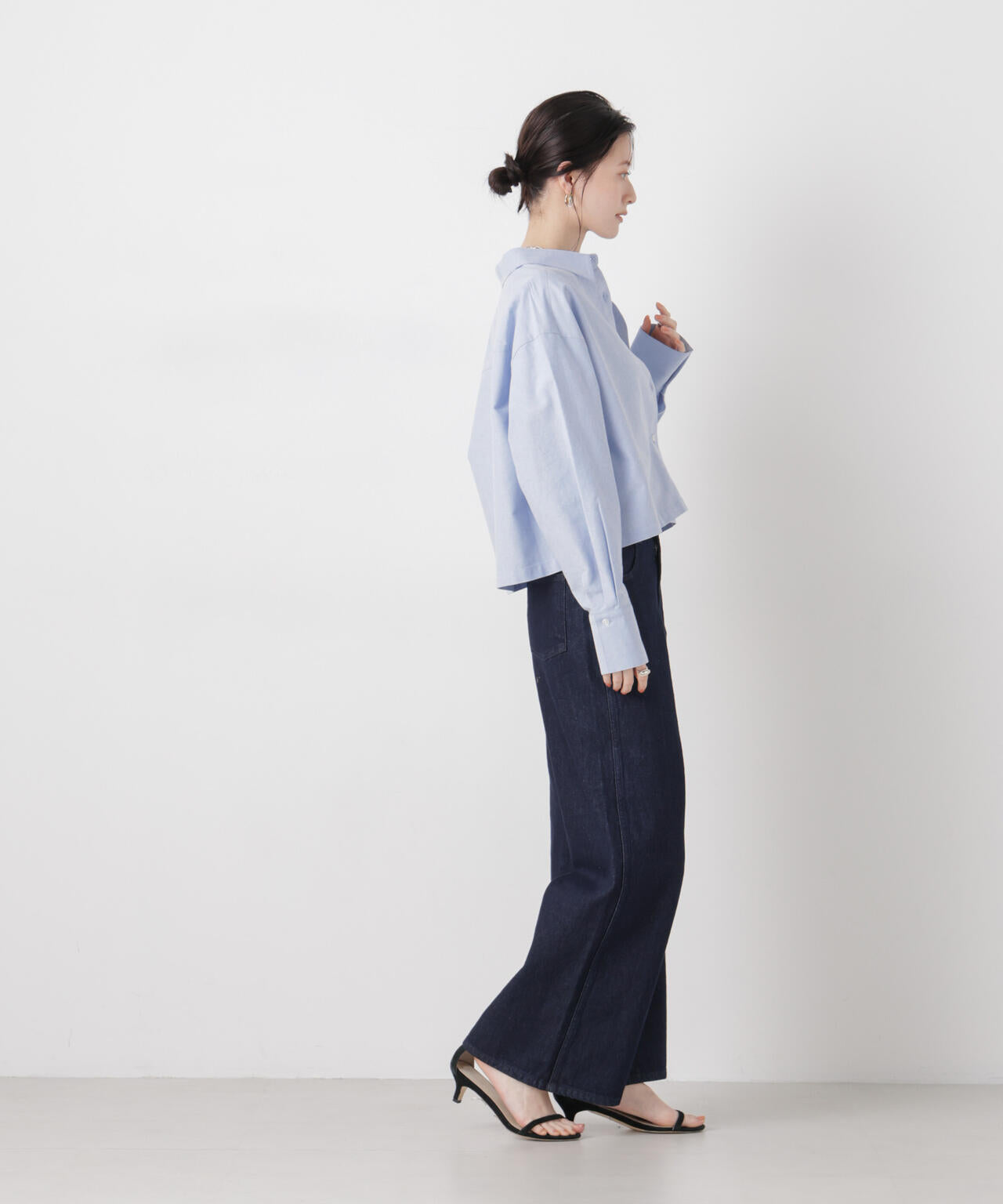 ワイドバギーデニムパンツ 6736127305