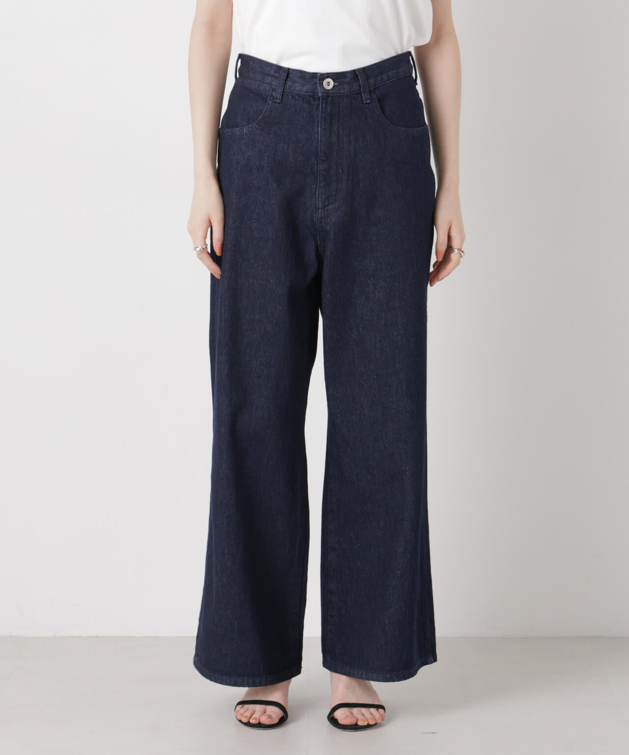 ワイドバギーデニムパンツ 6736127305