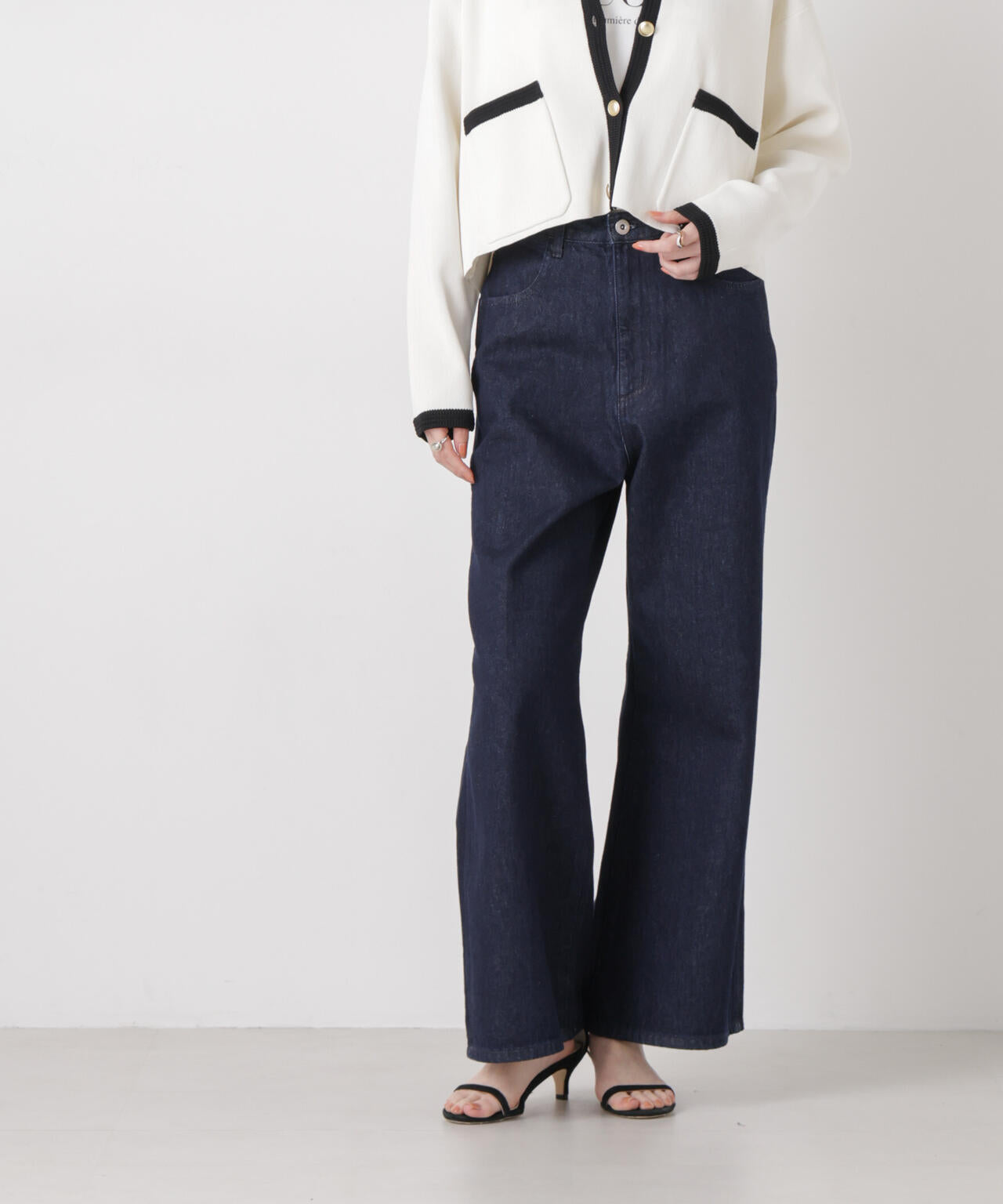 ワイドバギーデニムパンツ 6736127305