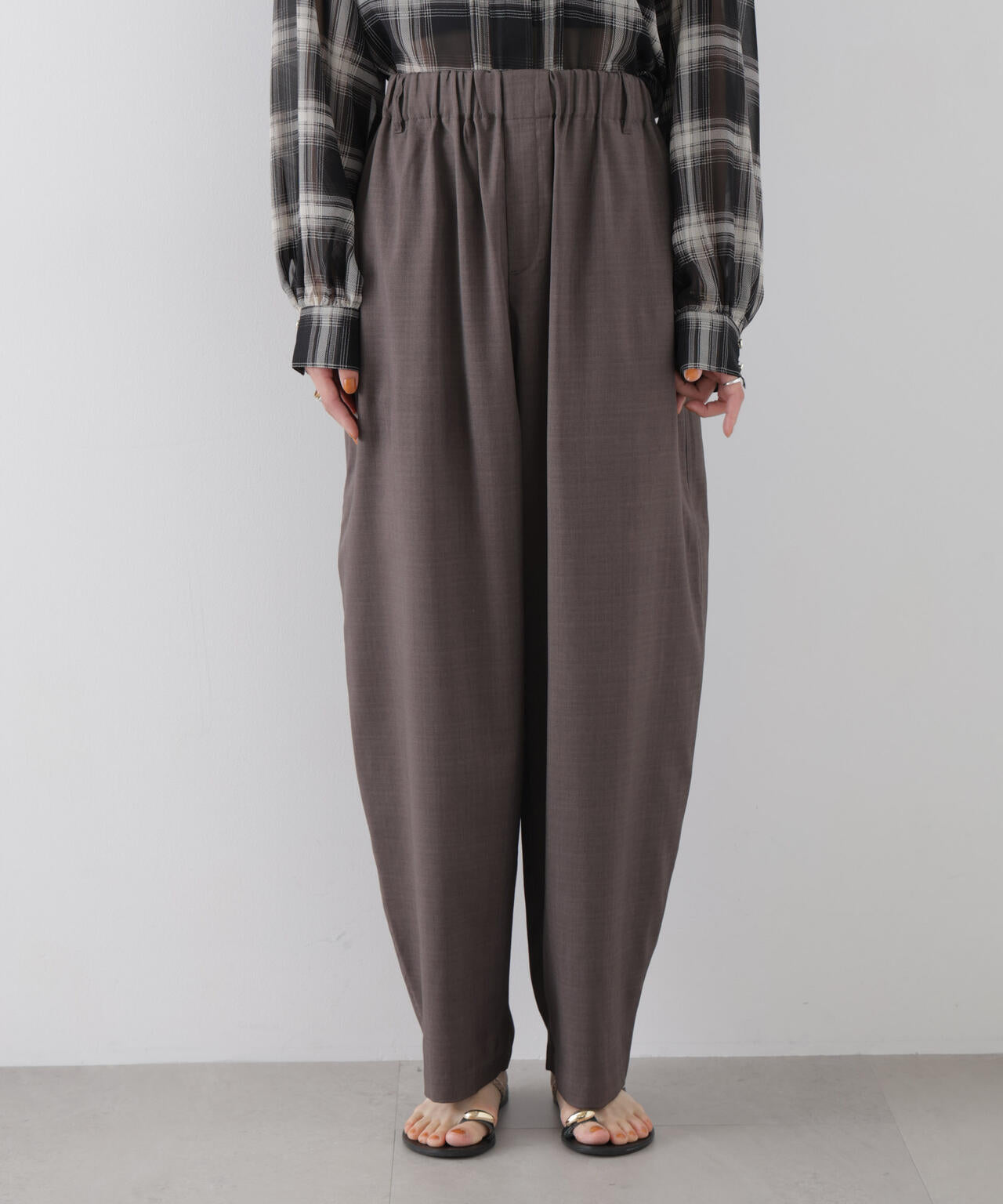 カーブシルエットイージーパンツ(セットアップ可) 6736127311