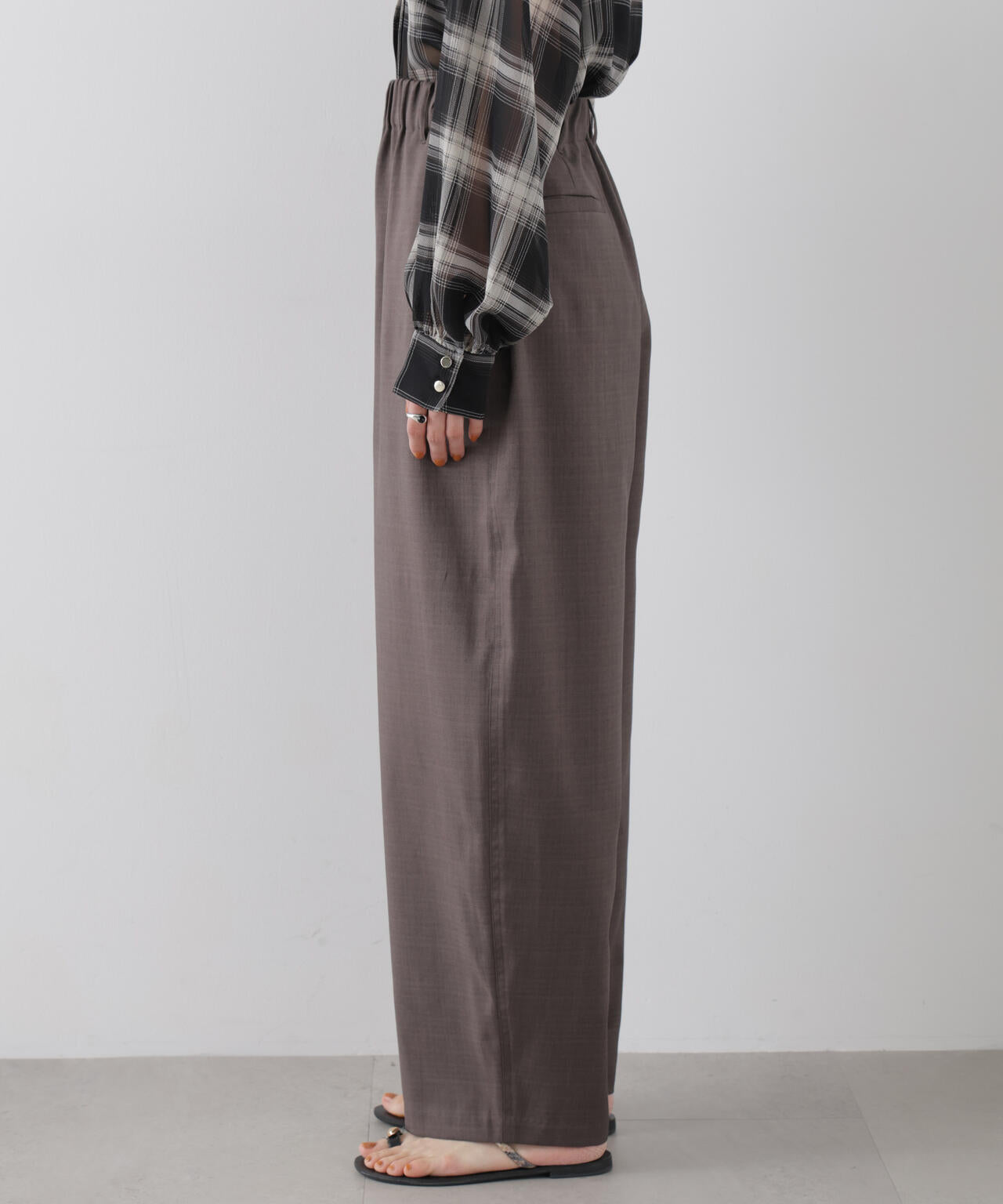 カーブシルエットイージーパンツ(セットアップ可) 6736127311