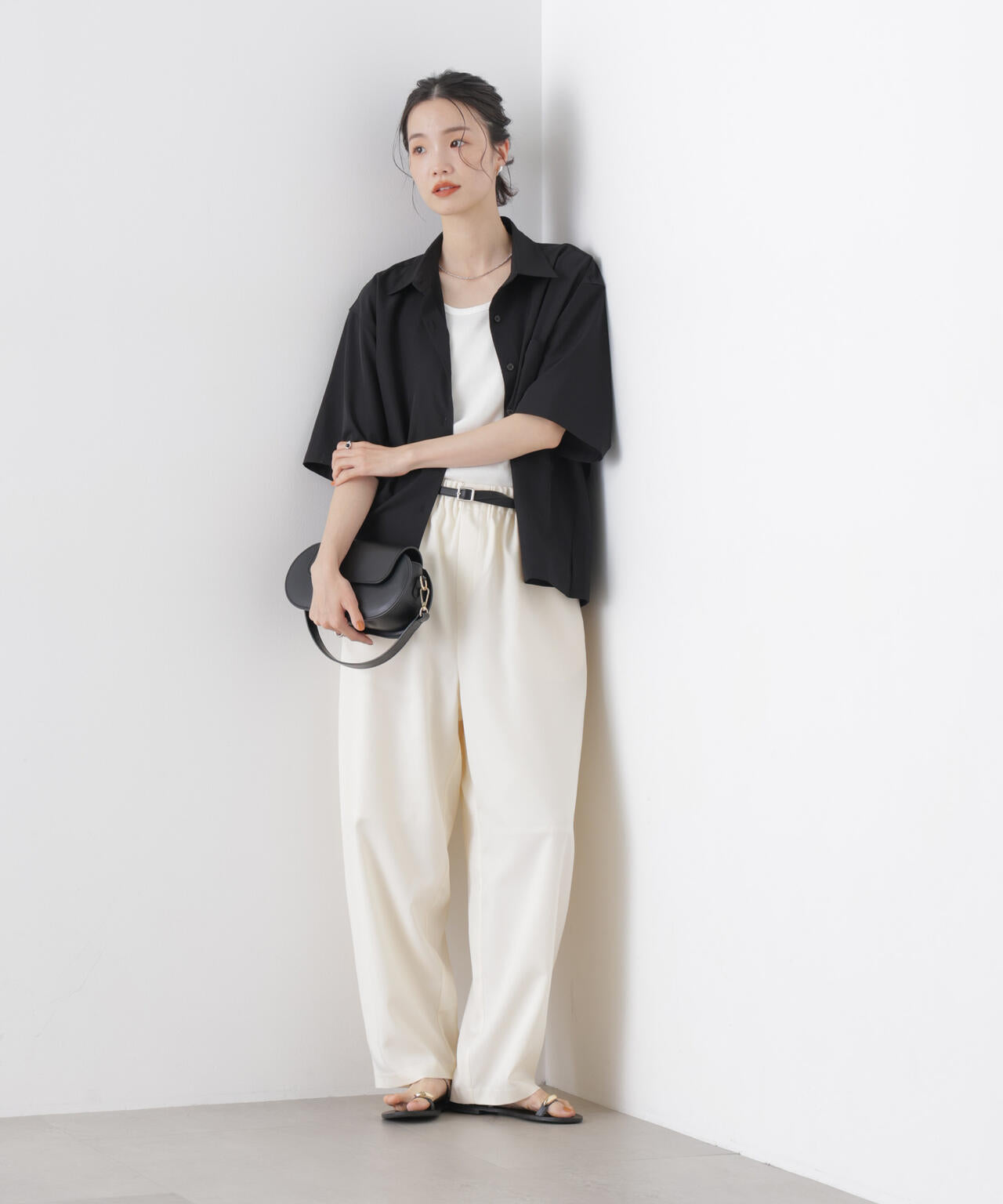 カーブシルエットイージーパンツ(セットアップ可) 6736127311