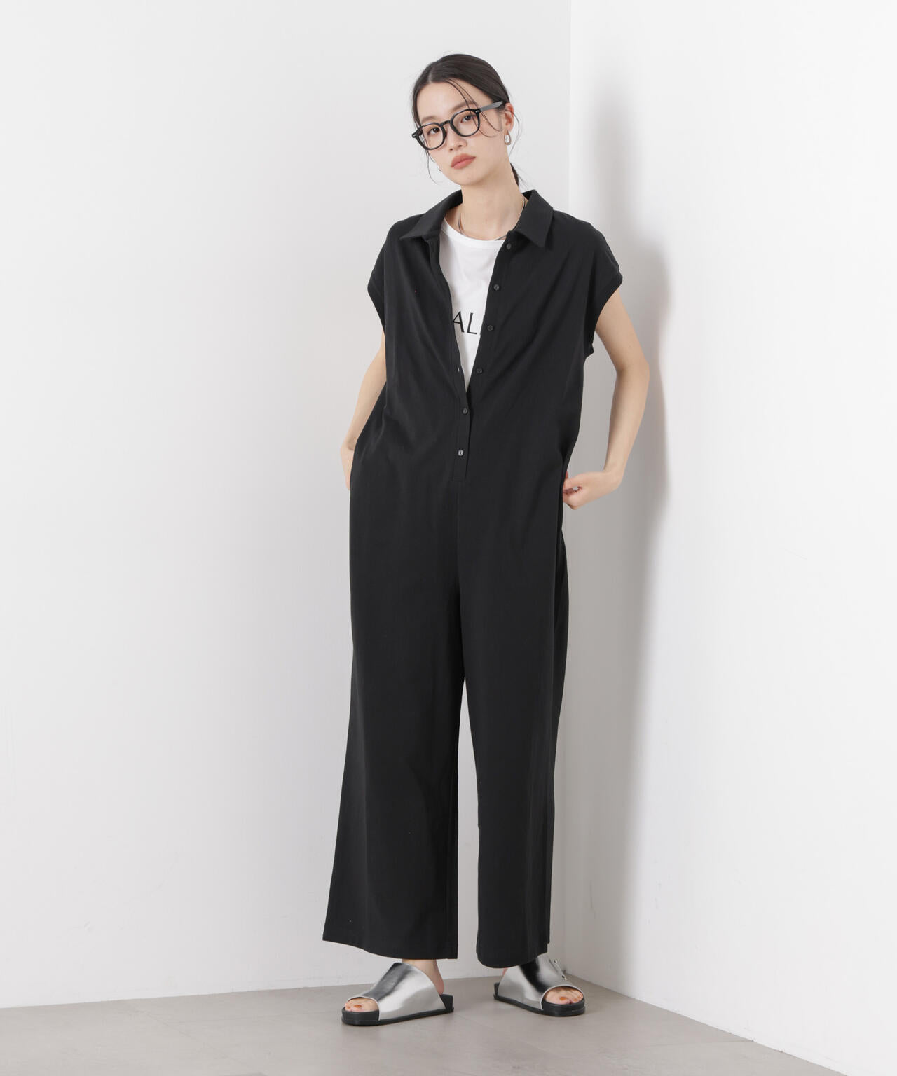ポロサロペットカットパンツ 6736127321