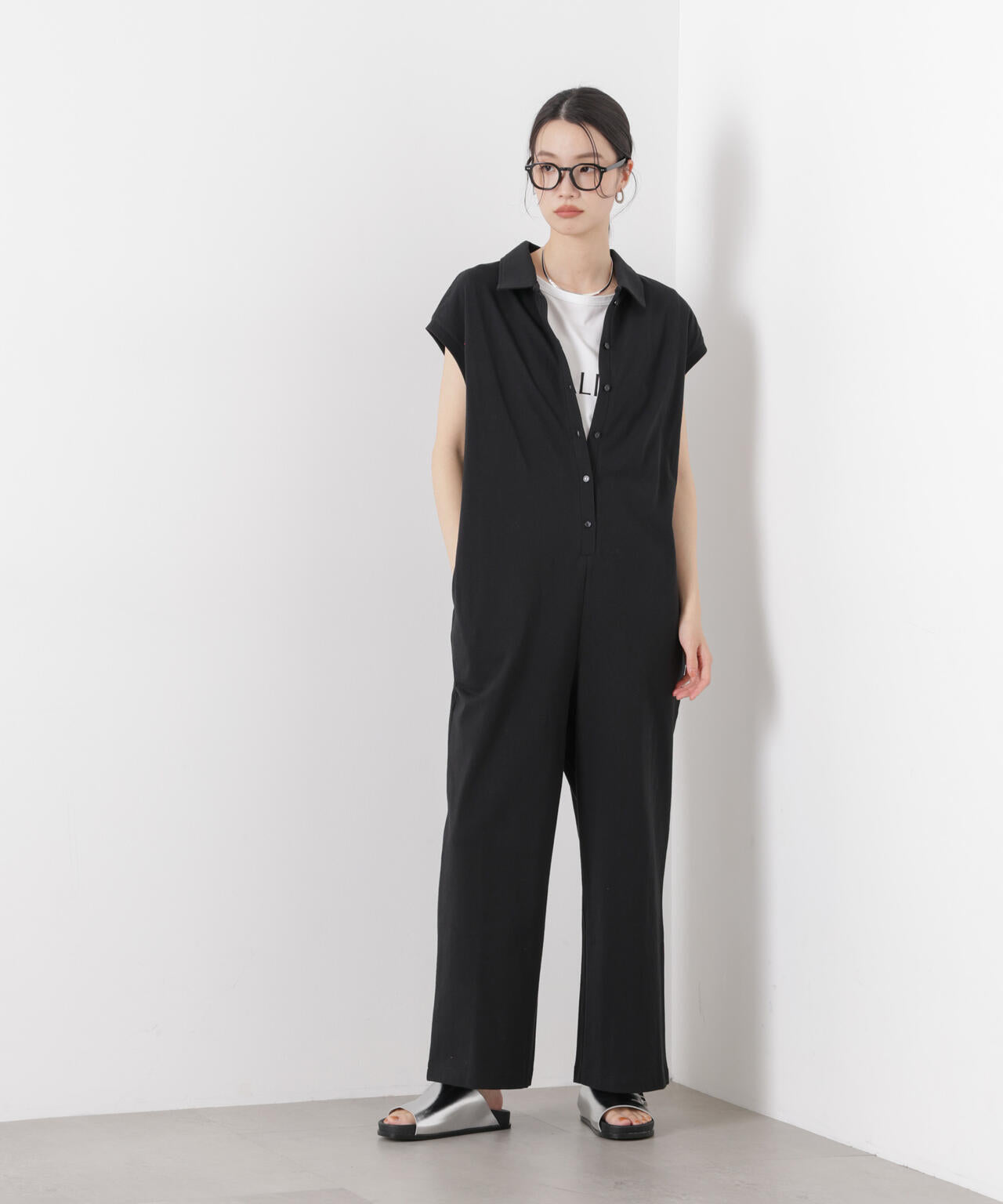 ポロサロペットカットパンツ 6736127321
