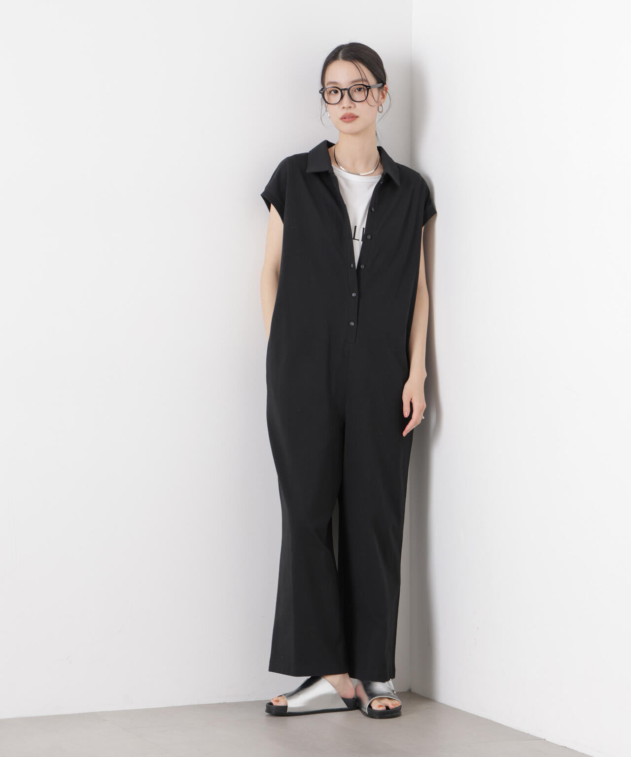 ポロサロペットカットパンツ 6736127321