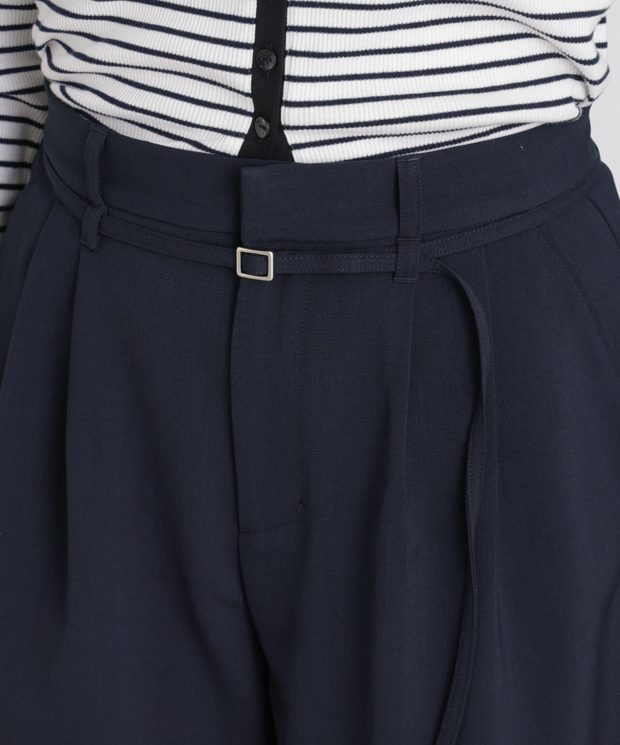 メランジストレッチベルト付ハーフパンツ(セットアップ可) 6736128300