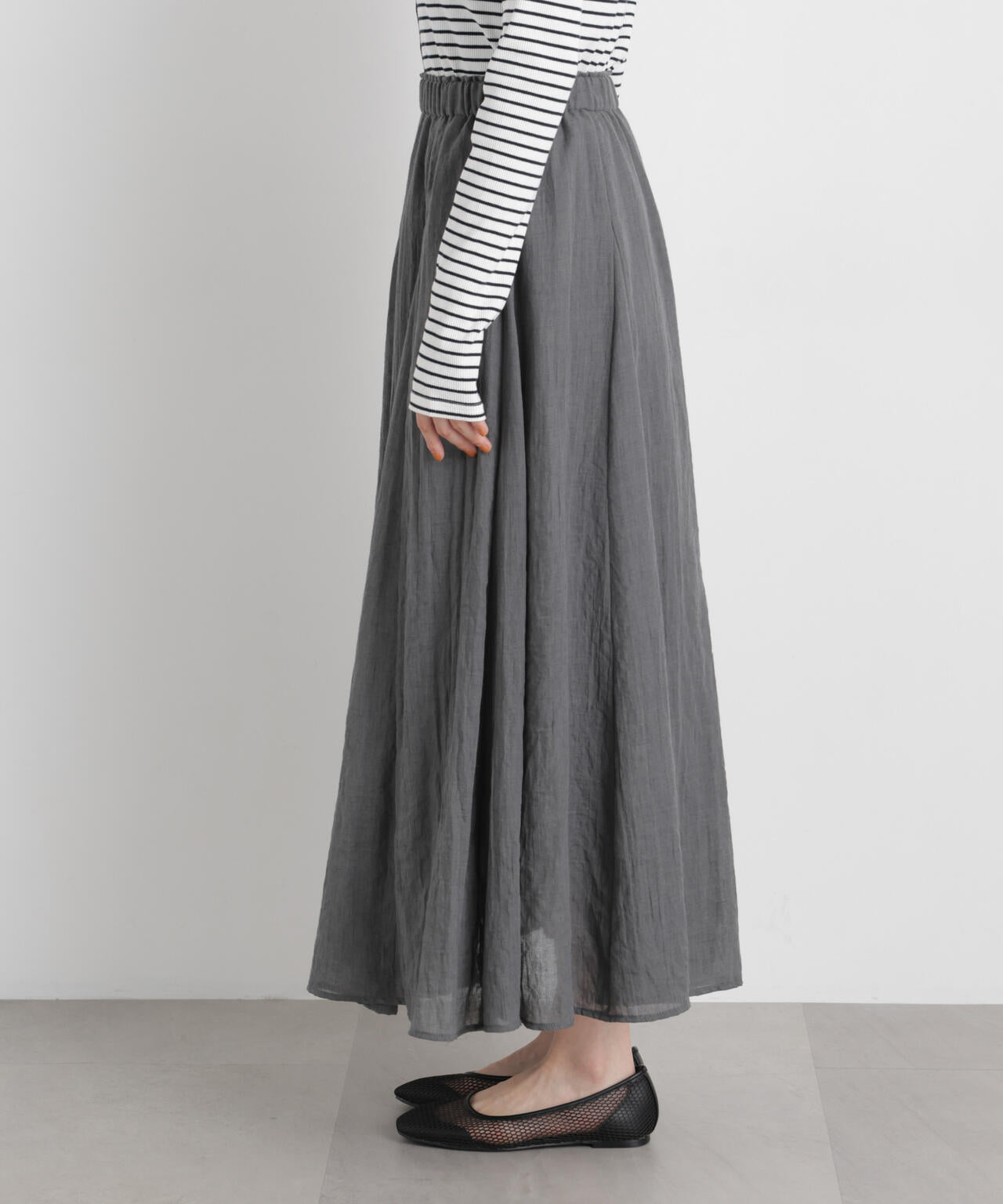 TCボイル接ぎフレアスカート(セットアップ可) 6736130309