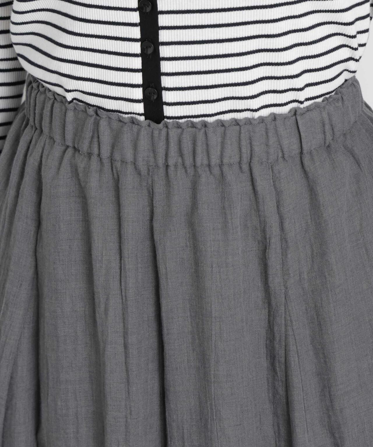 TCボイル接ぎフレアスカート(セットアップ可) 6736130309