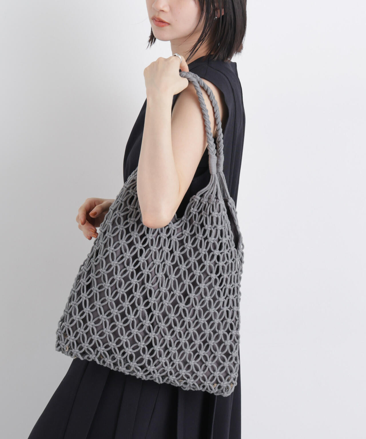 マクラメトートバッグ