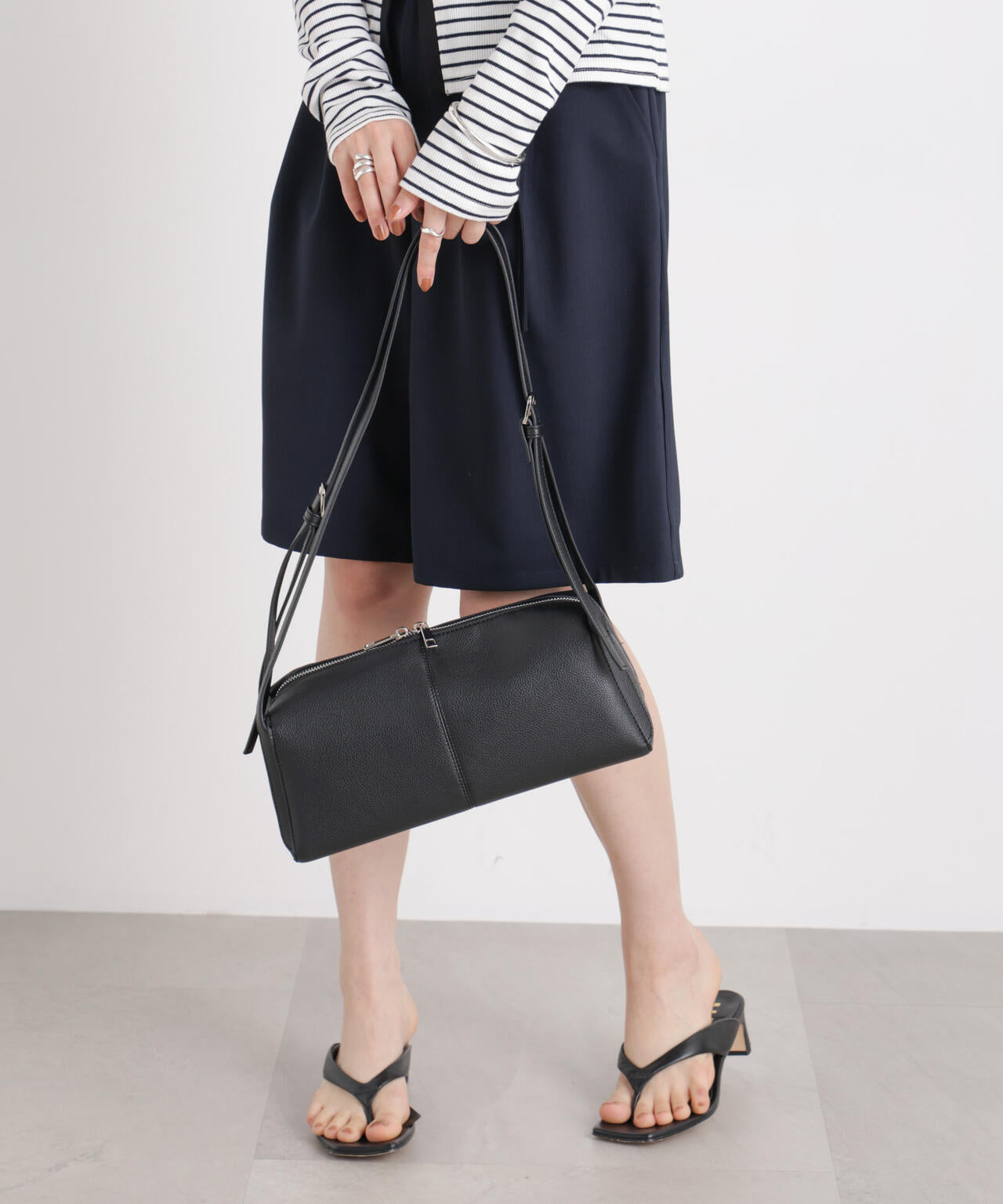 ツーハンドルスクエアショルダー＆ボディーバッグ 6736132308