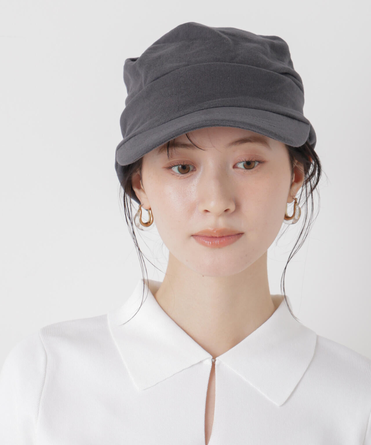 Healthknit/別注ワンポイント刺繍スウェットリラックスキャップ 6736139300