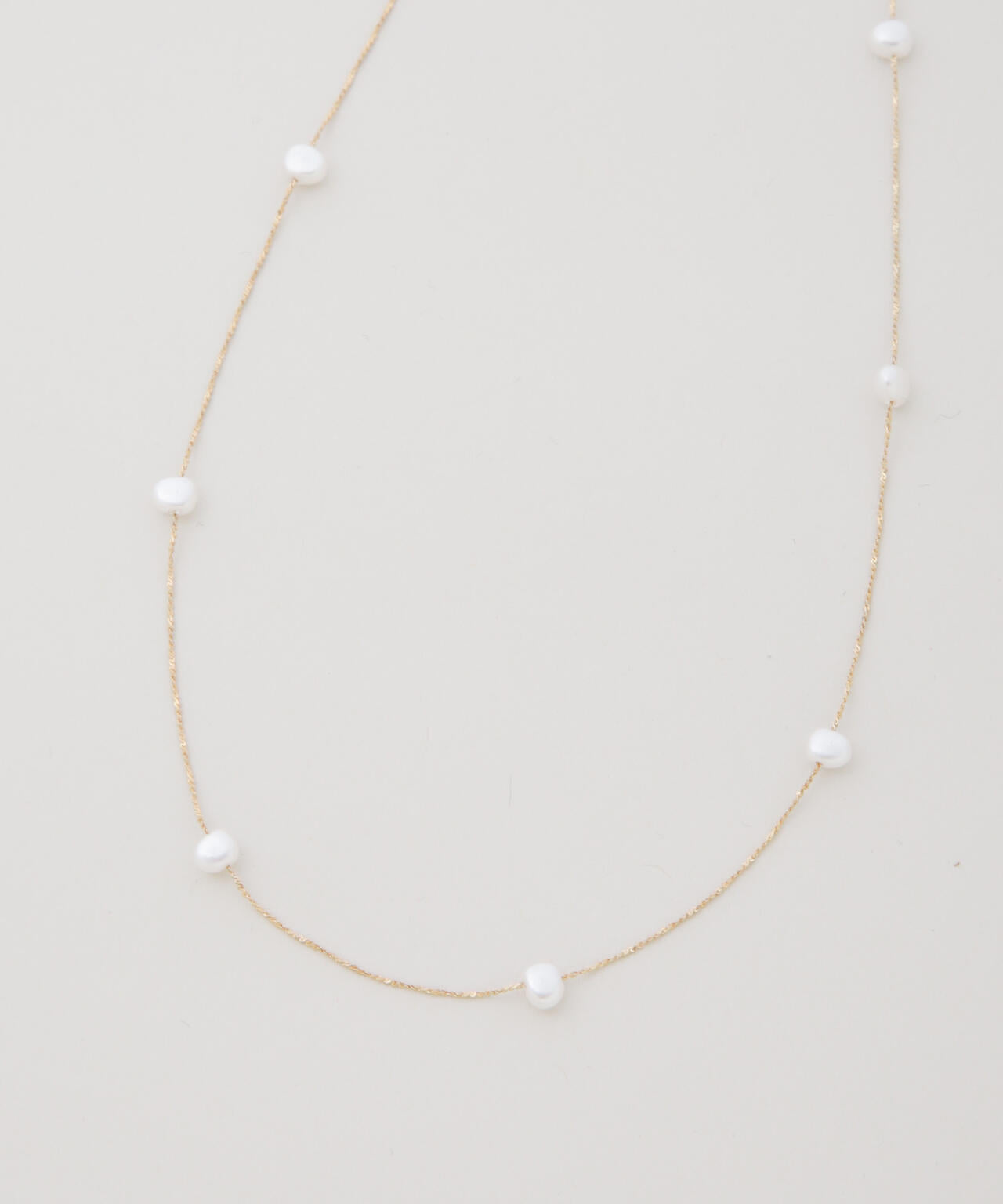 イミテーションパールチェーンコンビネックレス 6736146301