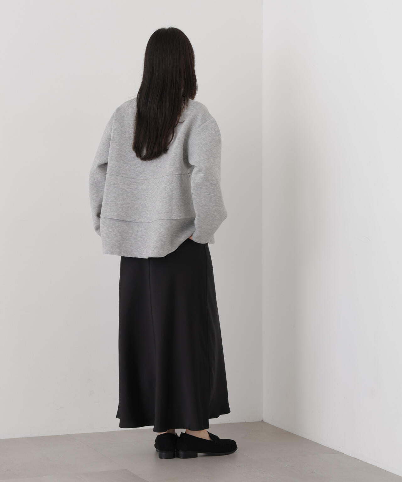 ダンボールカットフリルデザインジップジャケット 6736216303
