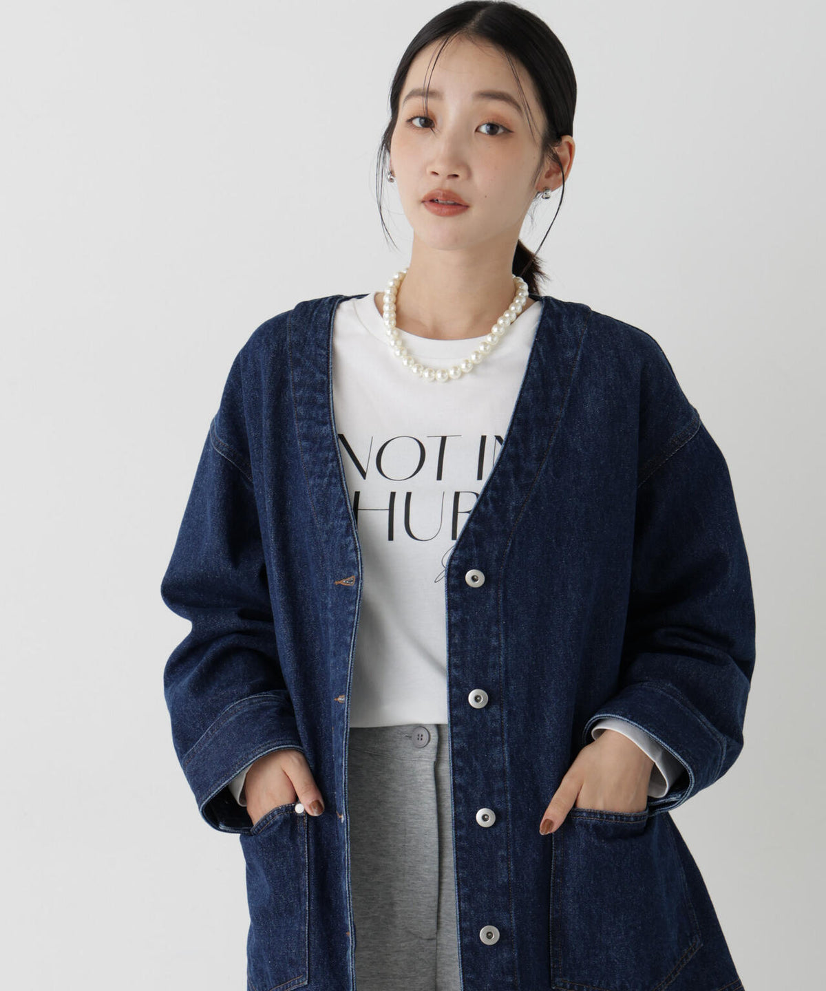 UVカット機能付ロゴプリントロングTシャツ 6736223314