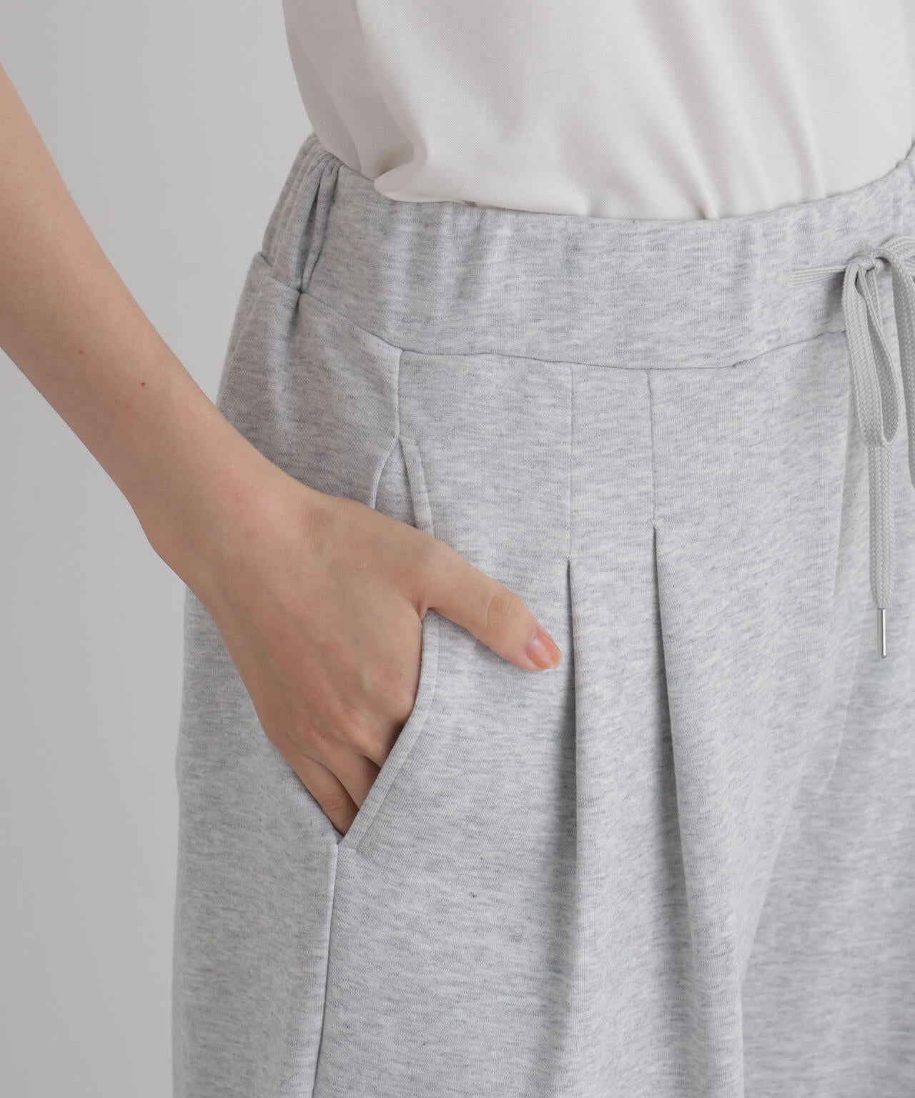接触冷感ダンボールカットカーブシルエットパンツ(セットアップ可) 6736227306