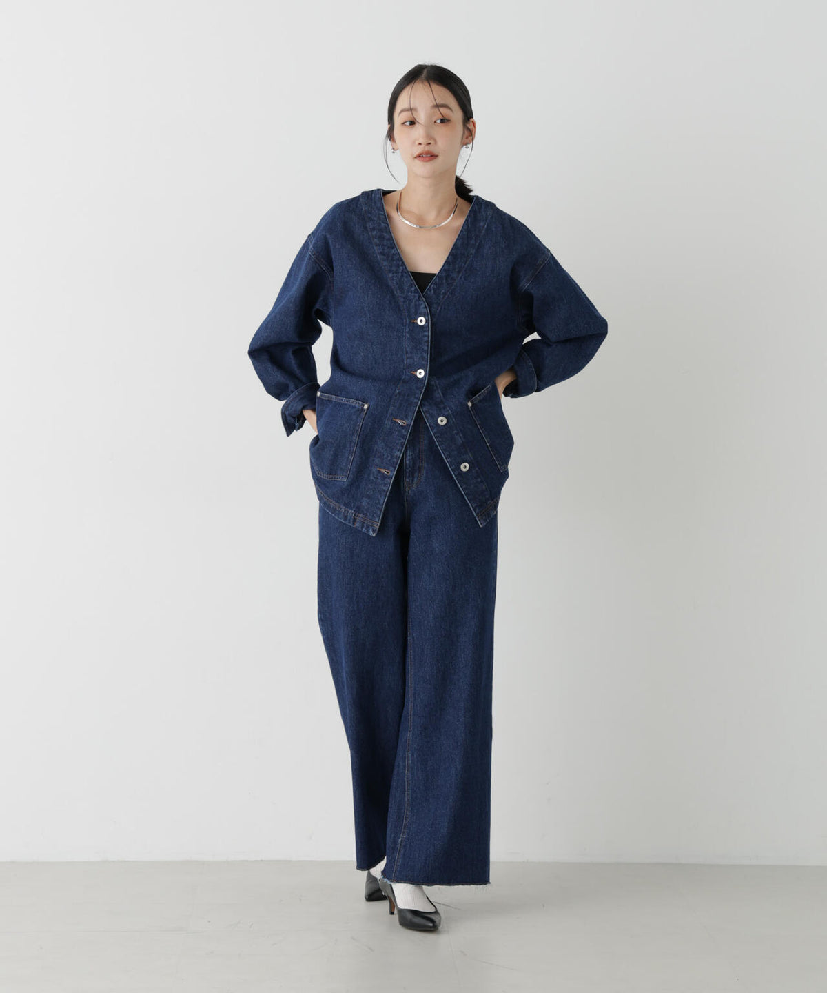 セミフレアデニム 6736227317