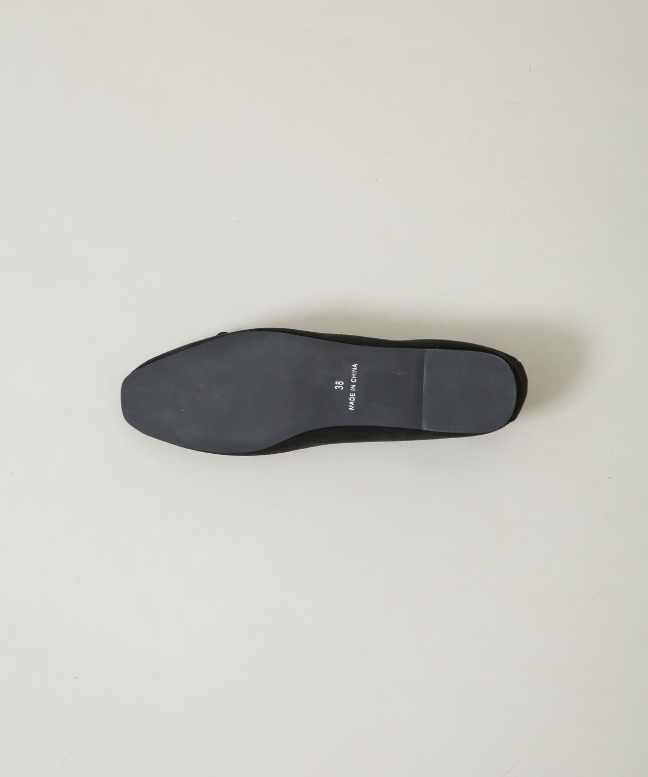 フェイクスエードリボンフラットパンプス 6736233303