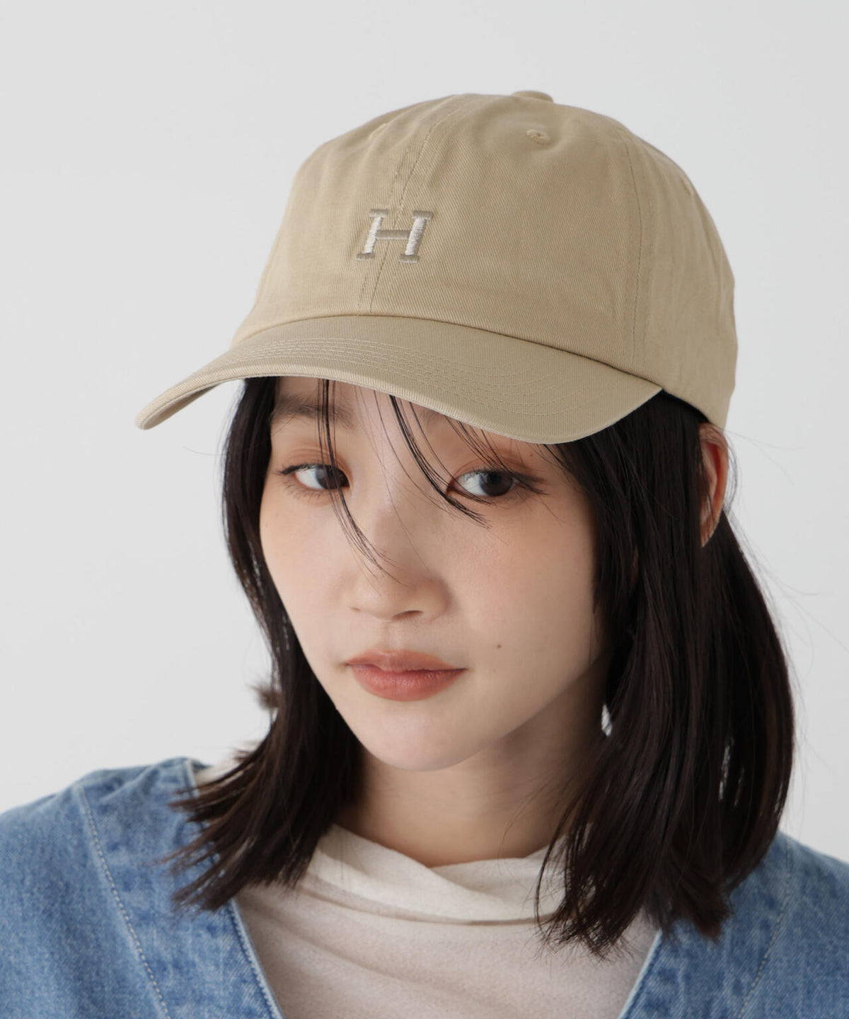 Healthknit/別注フロントH刺繍キャップ