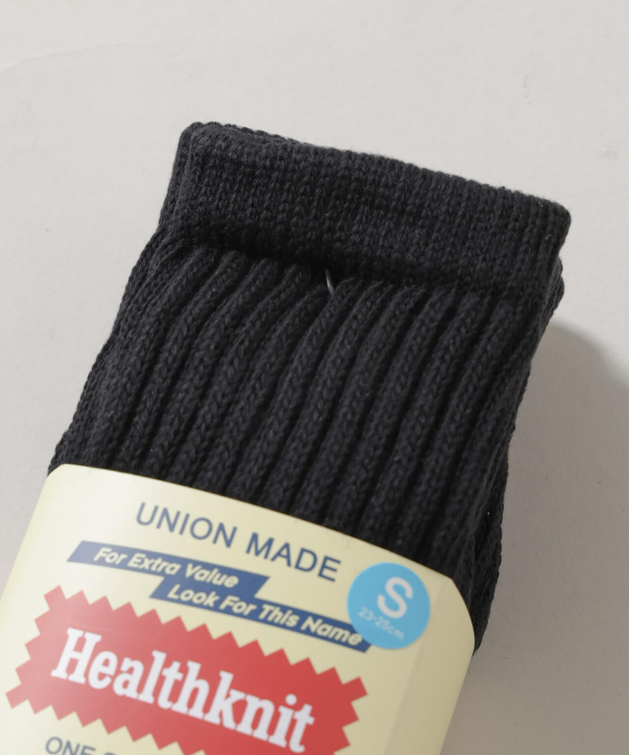 Healthknit/シンカーBLACK無地SOX 3足set 6736251302