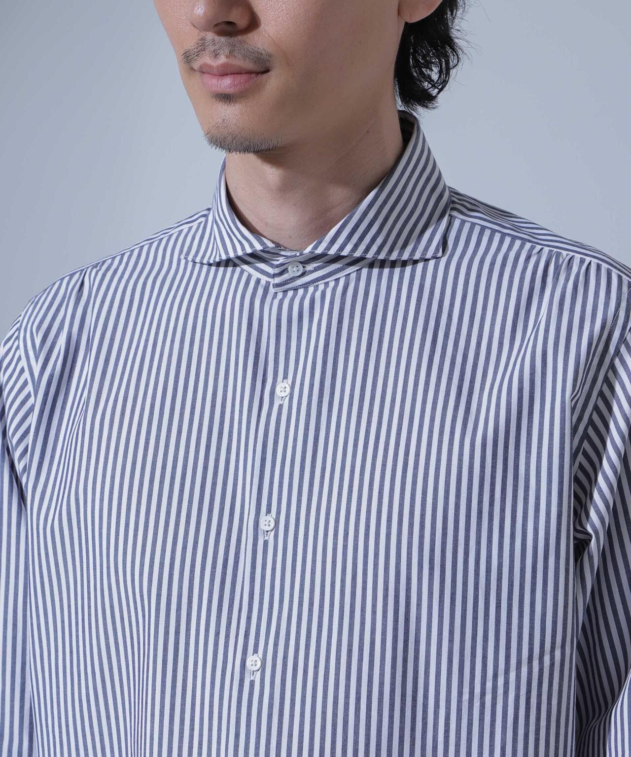 「N SHIRTS」AntiSoaked(R)汗染み防止ホリゾンタルカラーシャツ長袖 6684120227