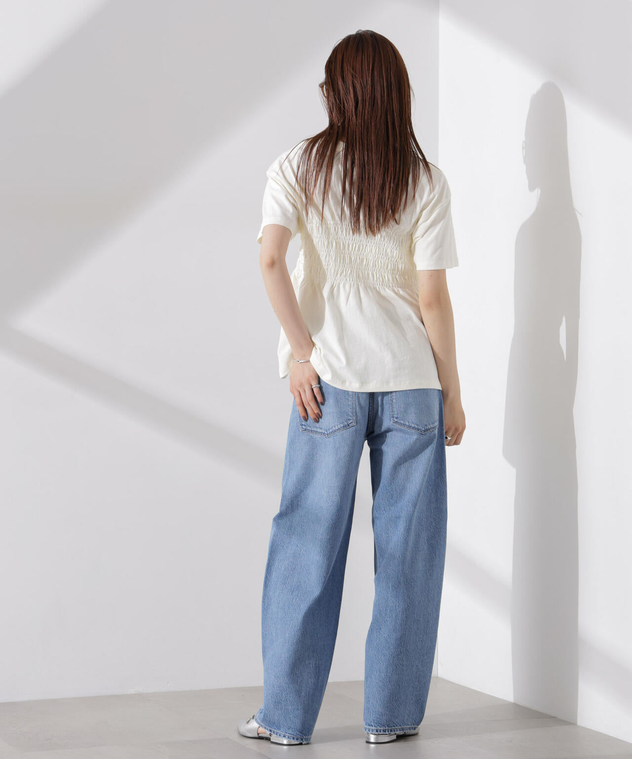 RUSSELL ATHLETIC/別注 Jersey Shirring T 6715124035
