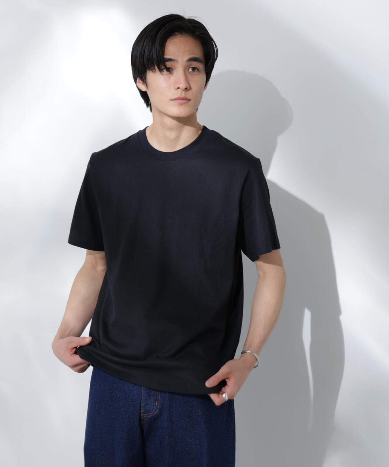 Anti Soaked(R) 汗染み防止 クルーネック レギュラーシルエットTシャツ 6685124202