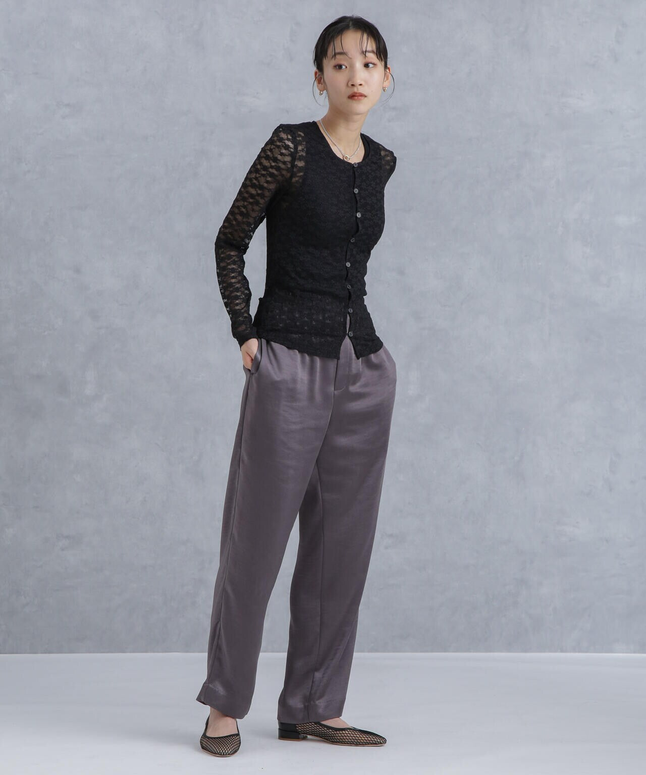 Baum und Pferdgarten/JOSINE Lace Stretch トップス 6714123054