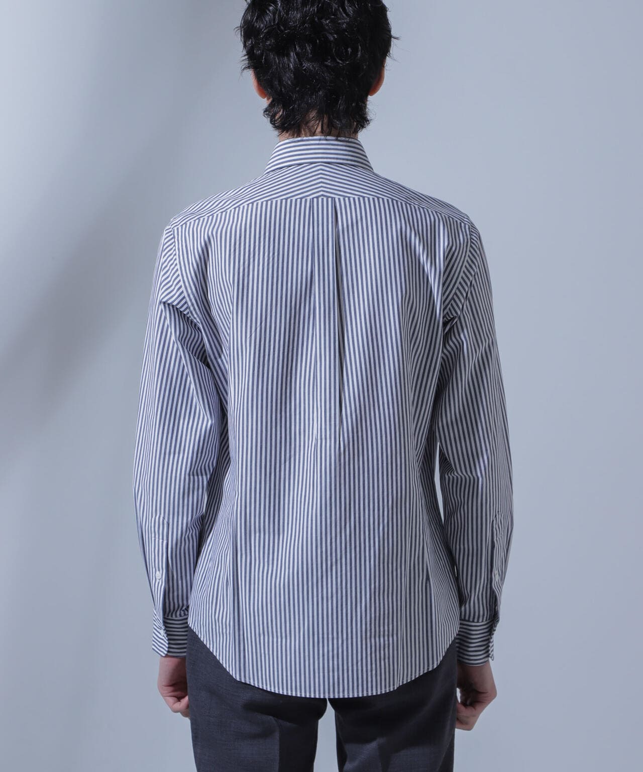 「N SHIRTS」AntiSoaked(R)汗染み防止ホリゾンタルカラーシャツ長袖 6684120227