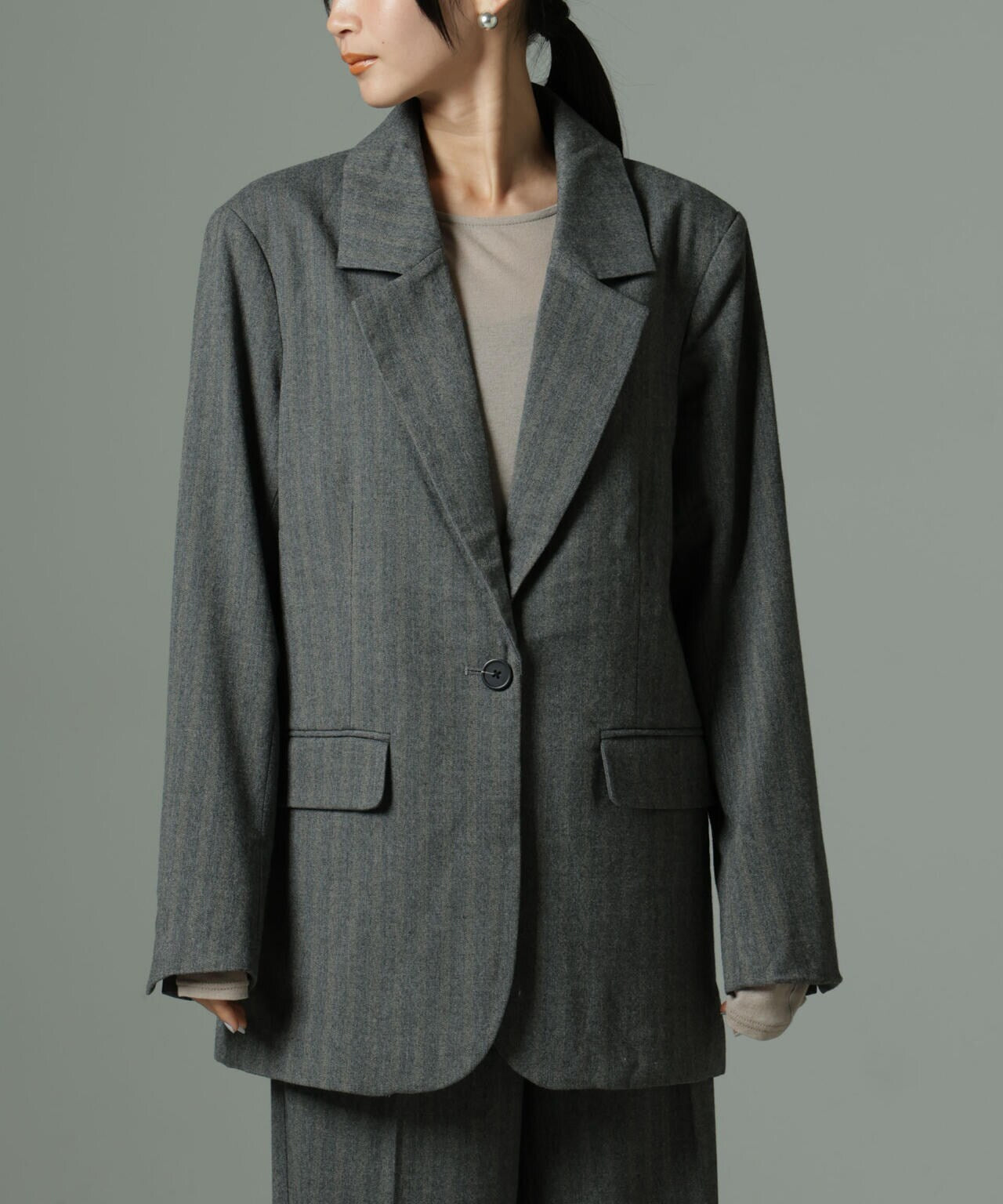 SECOND FEMALE/Hollanda New Blazer（セットアップ可） 6714216011