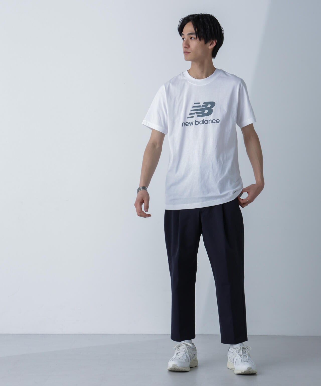 new balance/Stacked Logo ショートスリーブTシャツ 6704124043