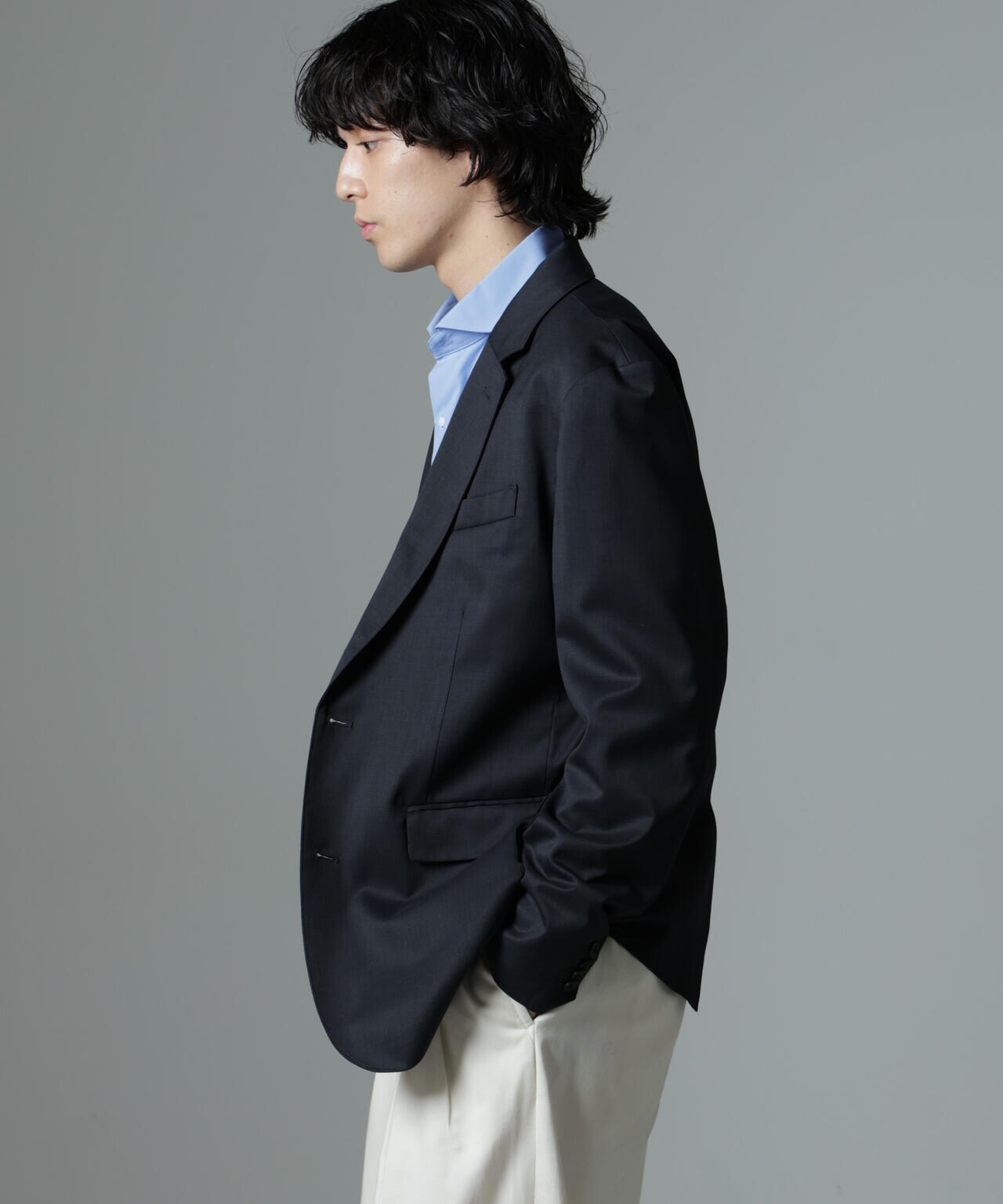 「N JACKET PREMIUM」RENU(R)T/Wシャドーチェックジャケット(セットアップ可) 6684217206