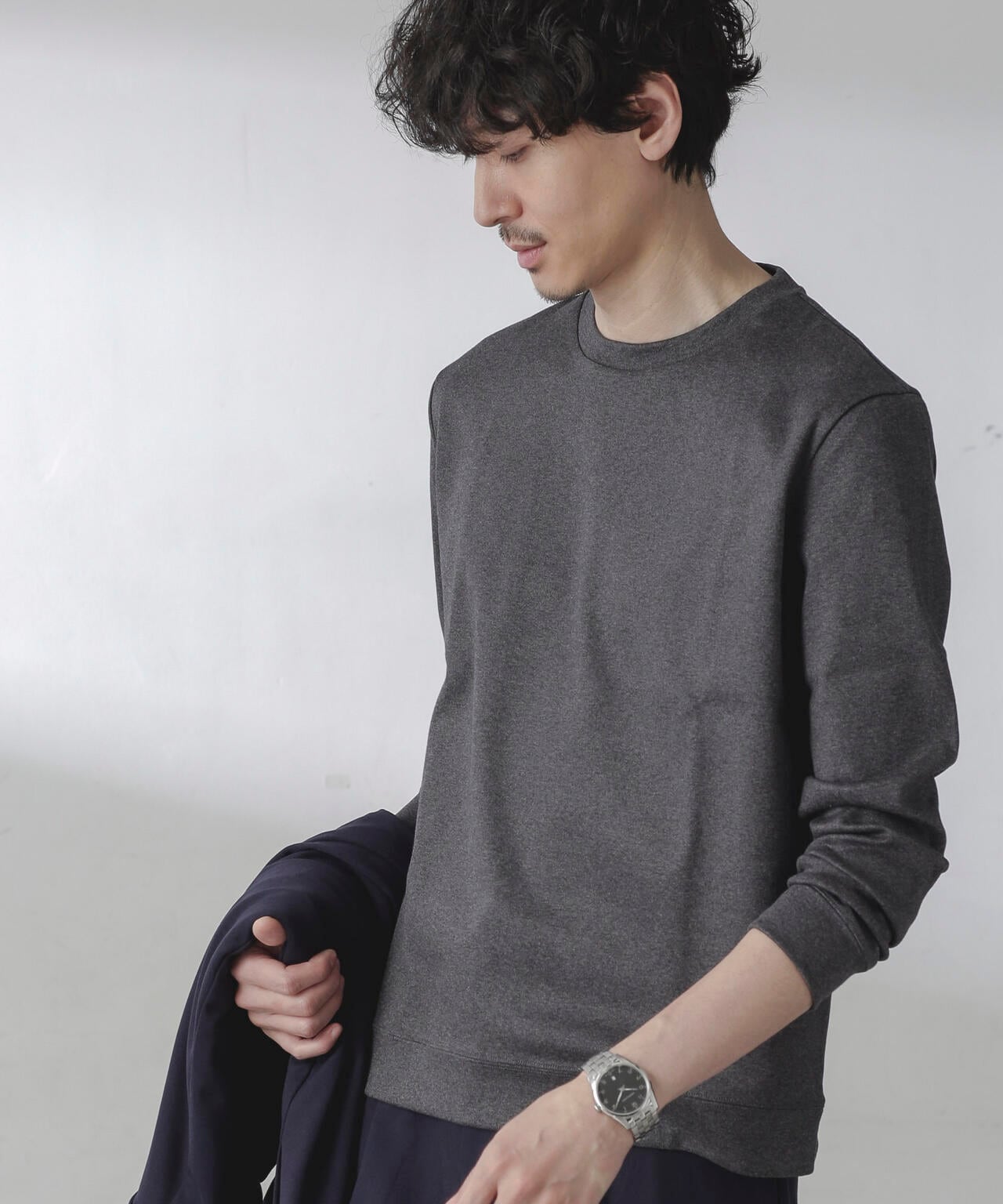 ｢FORMAL JERSEY｣クルーネックカットソー長袖 6684123205