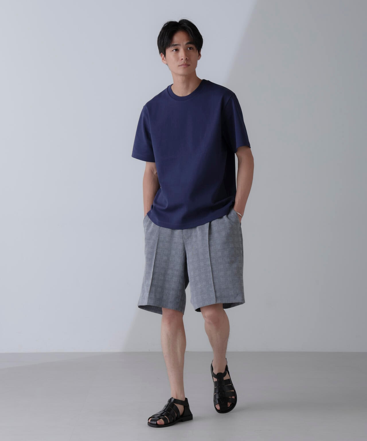 ダブルスムースクルーネックＴシャツ 半袖 6724124231