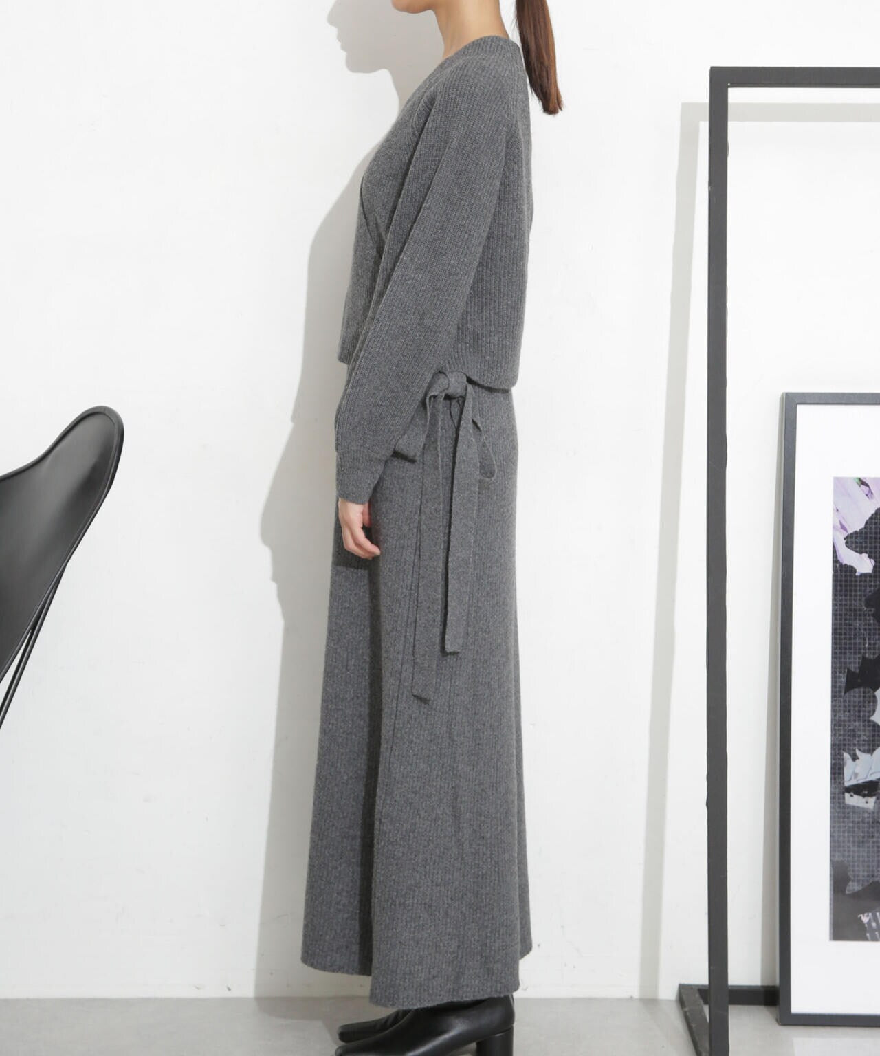 casa fline/カシュクールカーディガンセットドレス 6713219040