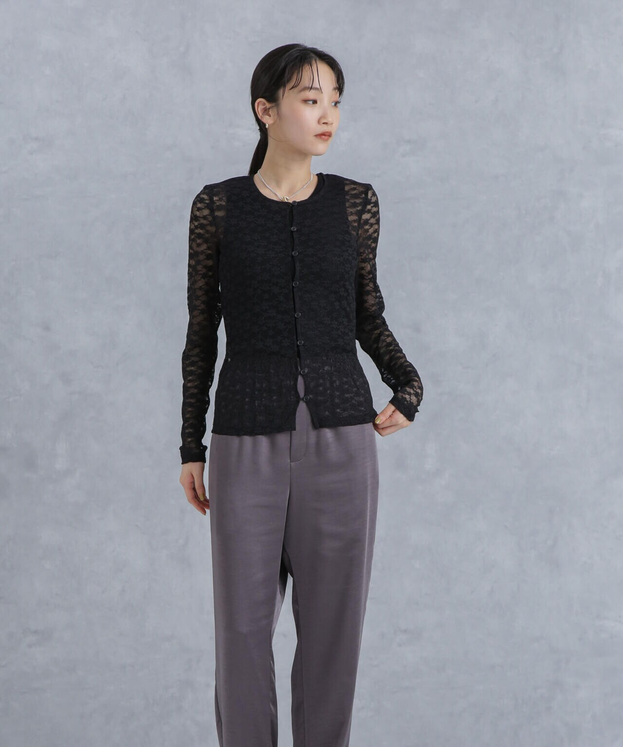 Baum und Pferdgarten/JOSINE Lace Stretch トップス 6714123054