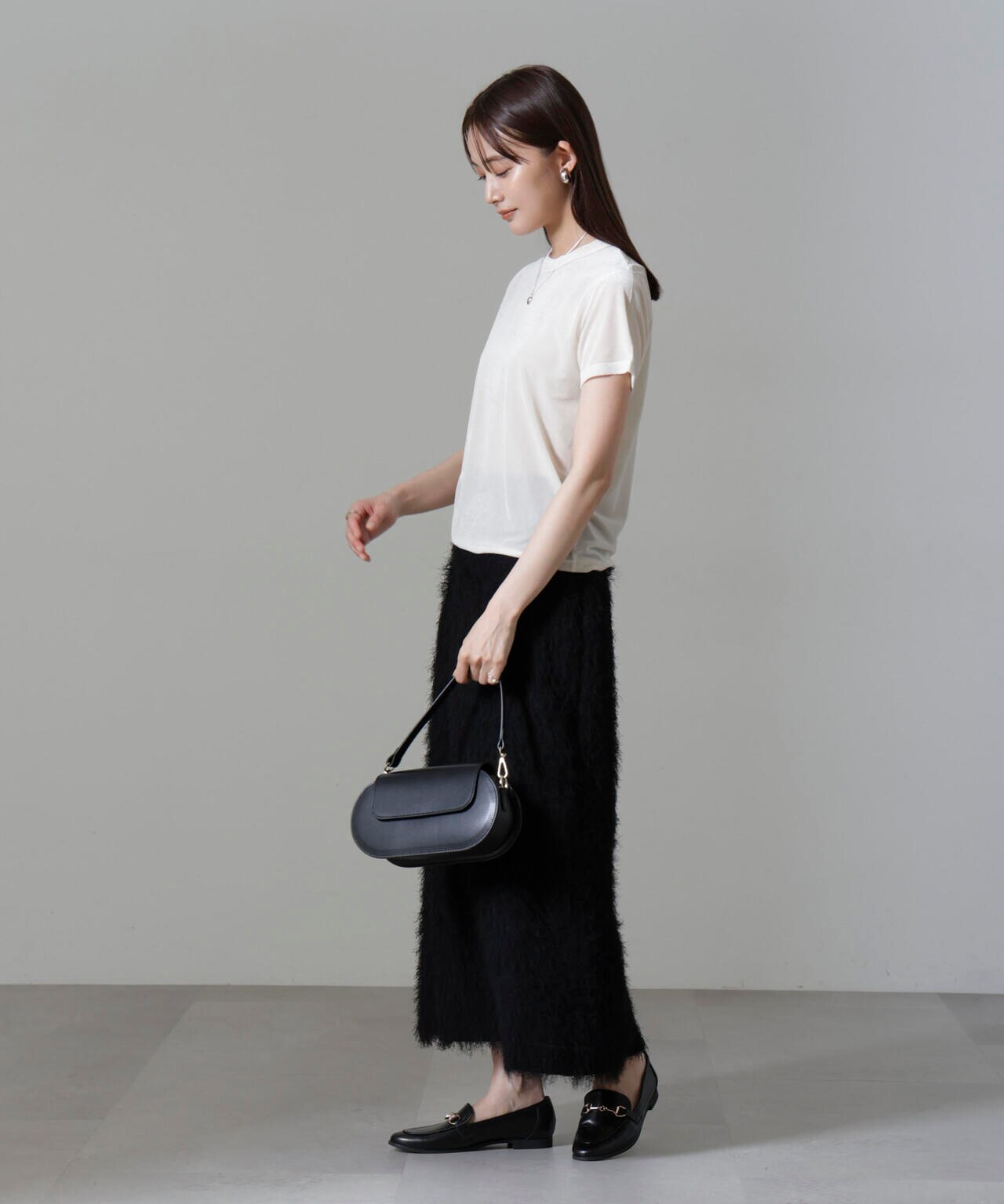シアーベロアコンパクトTシャツ washable 6694224302